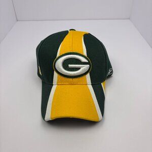 Vintage Green Bay Packers Hat Reebok NFL Equipment Adjustable Strapback Green